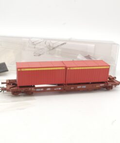 Roco H0 76753 Tragwagen mit 2 Container der SJ in OVP RR5505