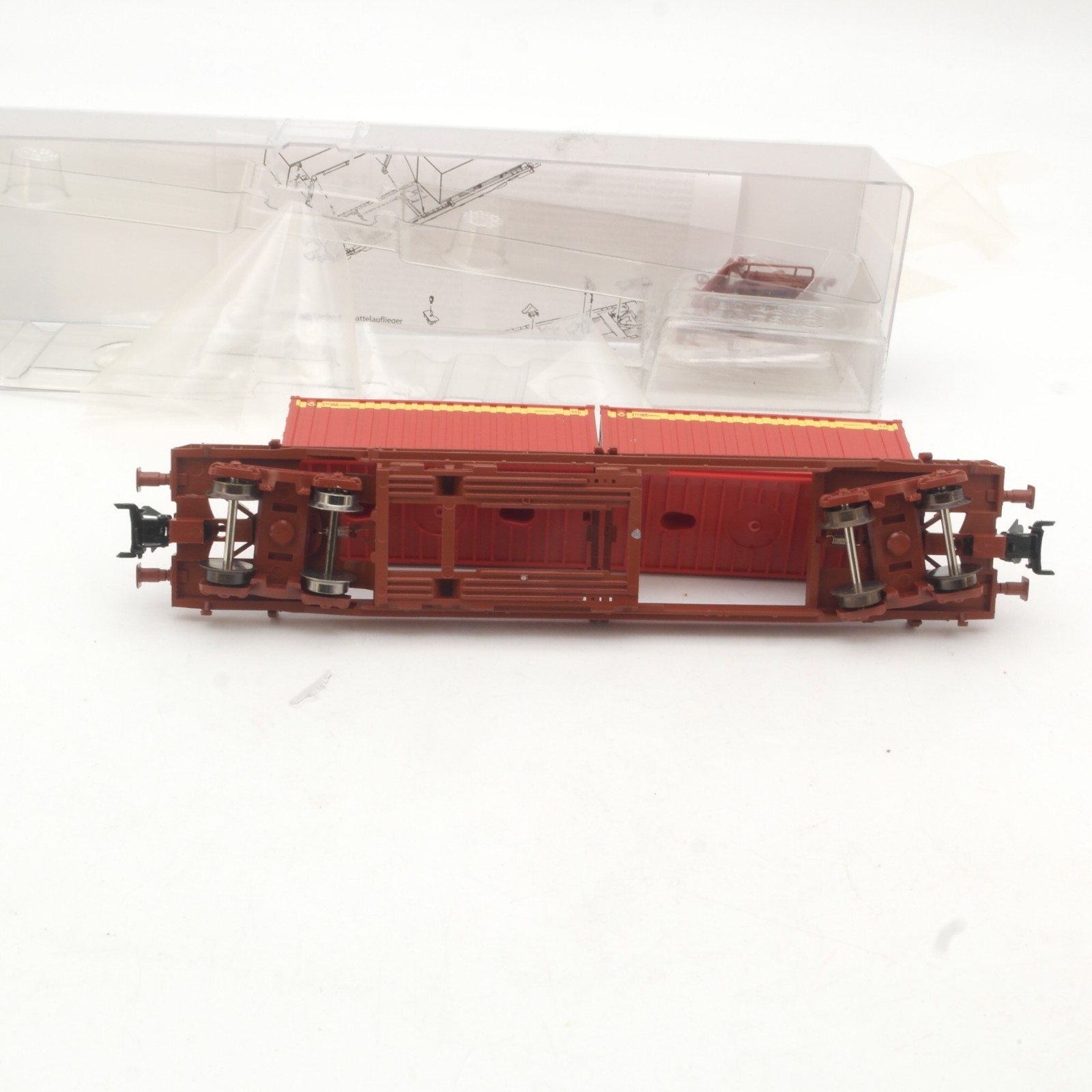 Roco H0 76753 Tragwagen mit 2 Container der SJ in OVP RR5505 – Bild 4