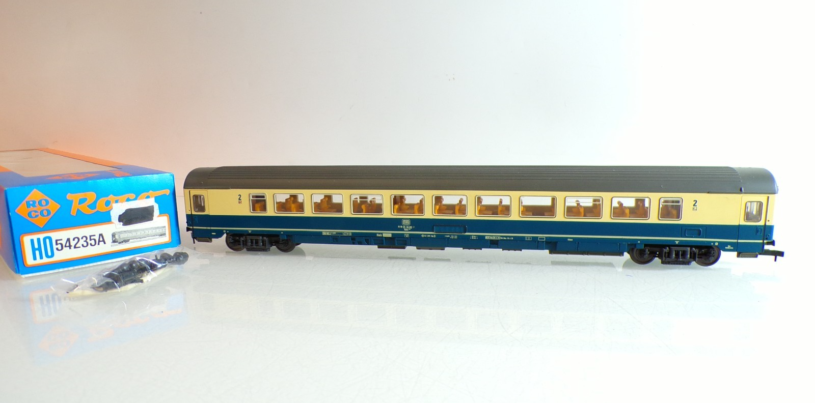 Roco H0 IC 54235A Personenwagen 2. Kl. der DB in OVP BH1343