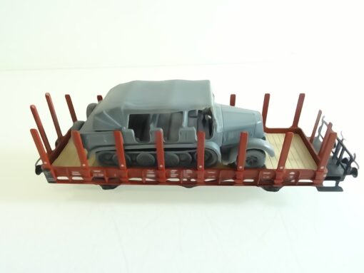 Roco H0 Rungenwagen mit Halbkettenfahrzeug RR2342 o. – Bild 3