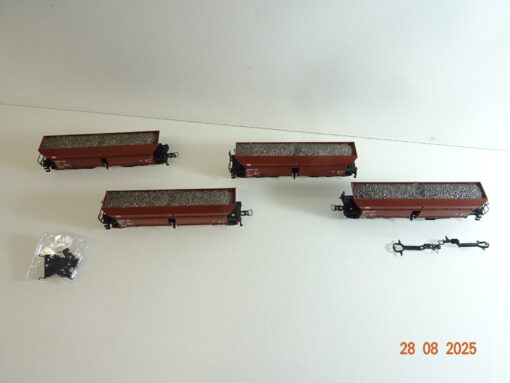 Roco H0 aus 41318 Selbstentladewagen-Set 4tlg. der DB in EVP PR9964 – Bild 3