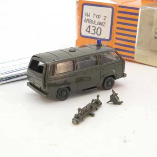 Roco Minitanks 1:87 430 VW Typ 2 Ambulanz neuwertig in OVP QR2776 – Bild 3