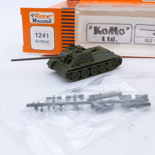 Roco Minitanks 1:87 H0 1241 Panzer SU 100/45 Ko-Mo Ltd. Militär in OVP EX7667