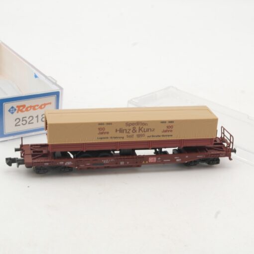 Roco N 25218 Taschenwagen Spedition Hinz & Kunz der DB in OVP RR3962 – Bild 3