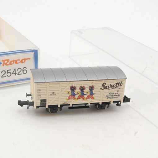 Roco N 25426 gedeckter Güterwagen Sarotti der DB in OVP RR3956 – Bild 3