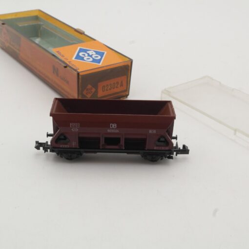 Roco Spur N 02302A Selbstentladewagen der DB in OVP QR6383 – Bild 3
