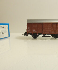 Röwa H0 2043 gedeckter Güterwagen Gklm Gr.20 der DB in EVP AR3163