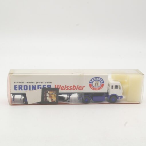 Roskopf 1:87 508 Mercedes Benz 1217 Sattelzug Erdinger Weissbier in OVP RR1117 – Bild 4