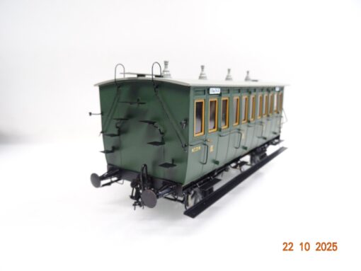 SMT Spur 0 3.22 Abteilwagen b-Klasse K.Bay.Sts.B. Messingmodell in OVP JL3774 – Bild 3