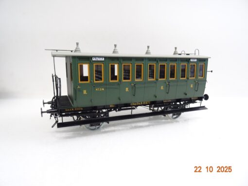 SMT Spur 0 3.22 Abteilwagen b-Klasse K.Bay.Sts.B. Messingmodell in OVP JL3774 – Bild 5