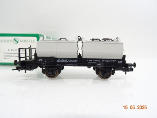 Sachsenmodelle H0 16006 Kalkkübelwagen der DB in OVP PR7686 – Bild 3