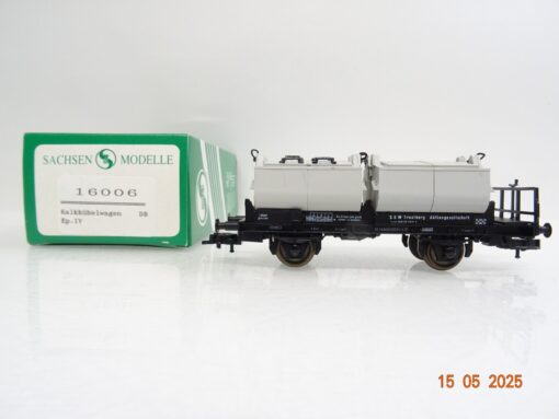 Sachsenmodelle H0 16006 Kalkkübelwagen der DB in OVP PR7686 – Bild 4