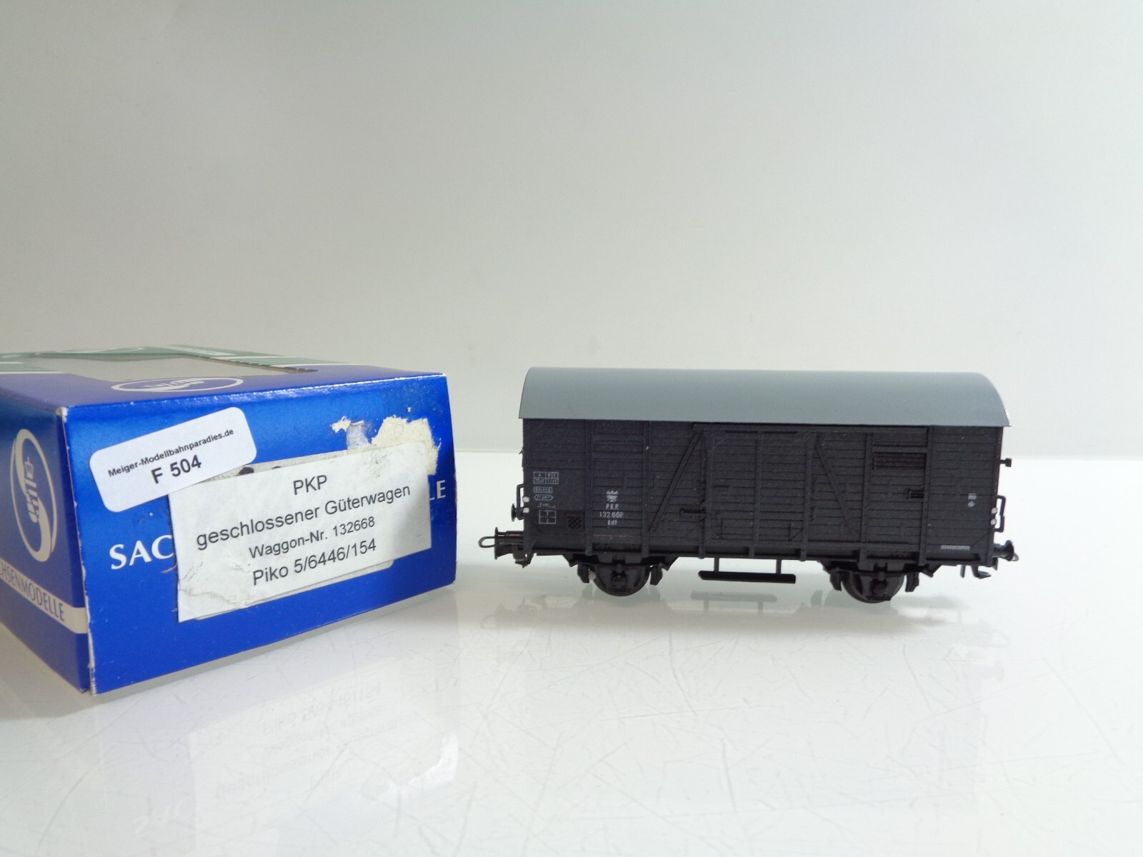 Sachsenmodelle H0 5/6446/154 AC geschlossener Güterwagen in OVP F504