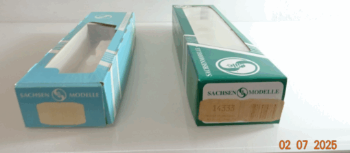 Sachsenmodelle H0 Leerverpackung 2 Stück siehe Foto CK9256