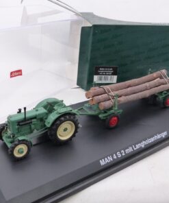 Schuco 1:43 02732 MAN 4 S 2 mit Langholzanhänger in OVP EX6537