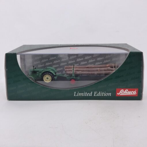 Schuco 1:43 02732 MAN 4 S 2 mit Langholzanhänger in OVP EX6537 – Bild 4