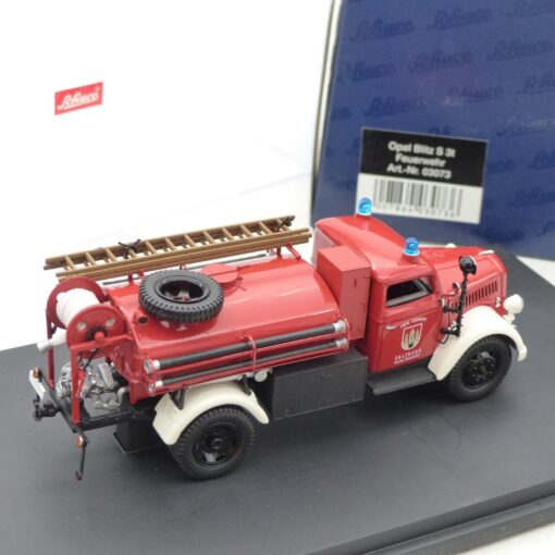Schuco 1:43 03073 Opel Blitz S 3t Feuerwehr Salzburg in OVP EX6611 – Bild 3