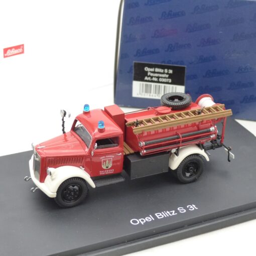 Schuco 1:43 03073 Opel Blitz S 3t Feuerwehr Salzburg in OVP EX6611