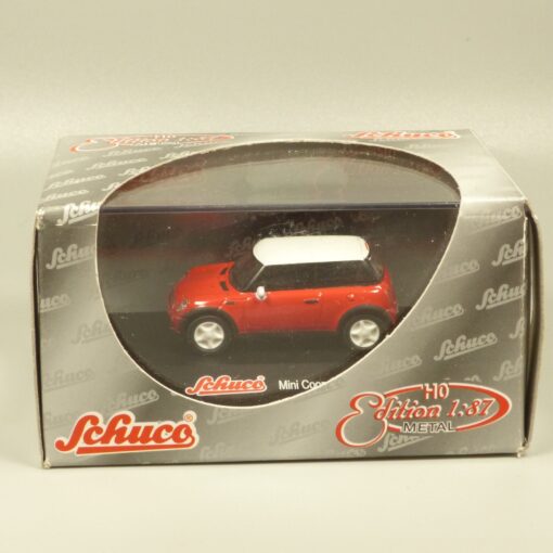 Schuco 1:87 21923 Mini Cooper rot/weiß in OVP EX5840 – Bild 4