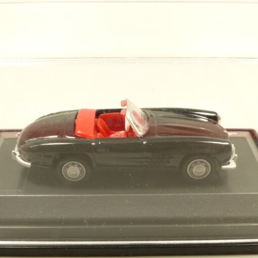 Schuco 1:87 25027 Mercedes Benz 300SL Cabrio schwarz in PC-Box EX5997 – Bild 3