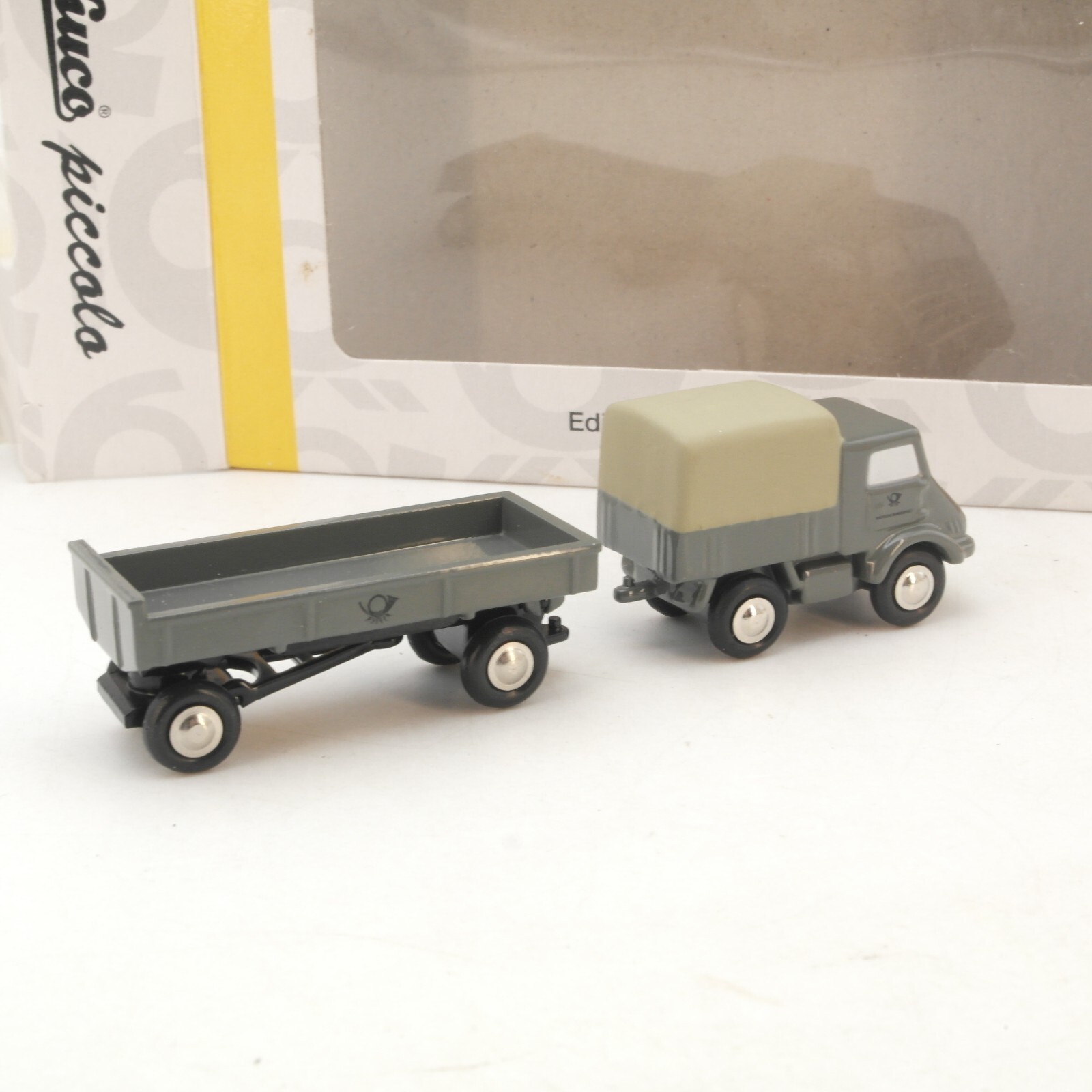 Schuco 1:90 02558 Unimog 401l Edition Deutsche Post in OVP RG7304 – Bild 3