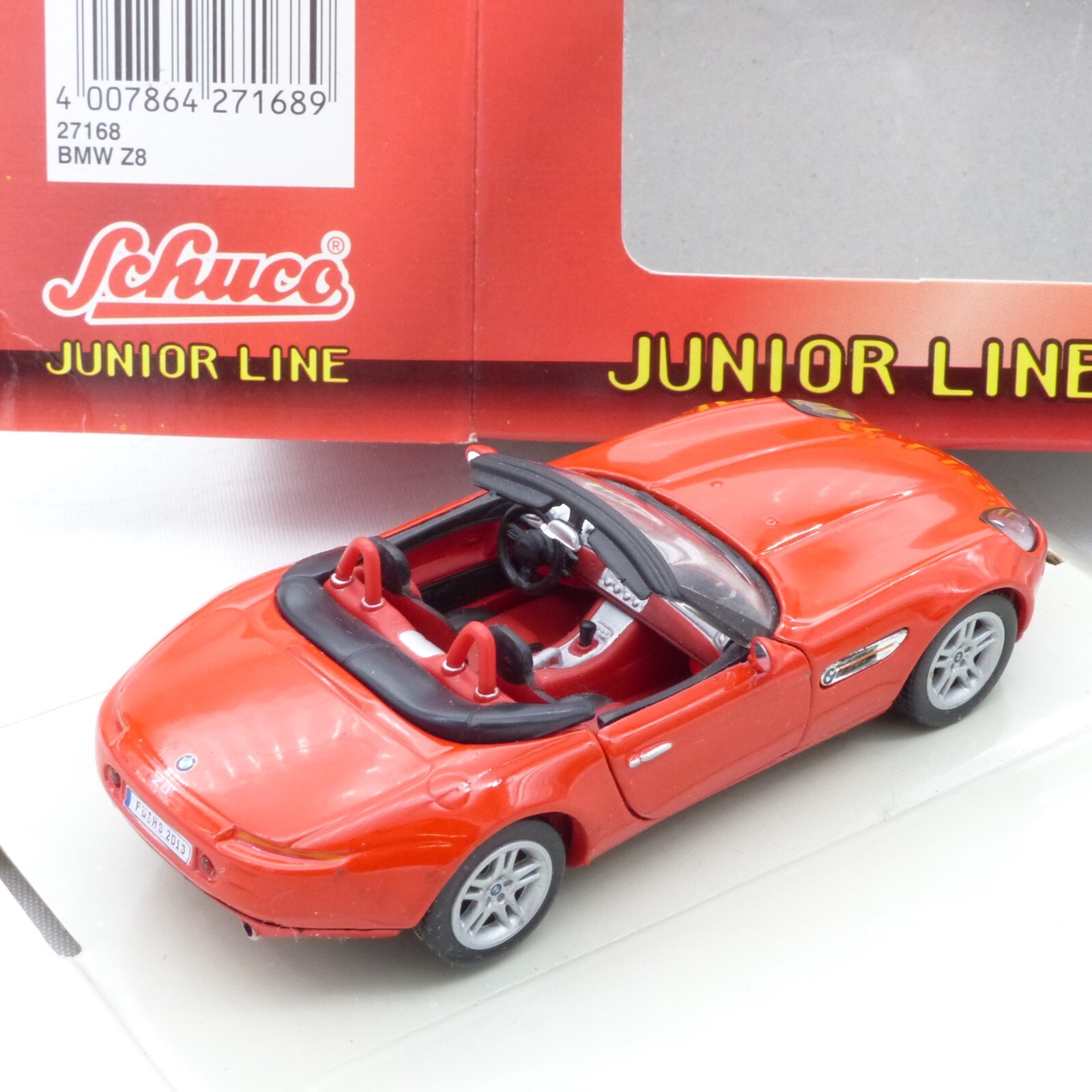 Schuco Junior Line 1:43 Nr.: 27168 BMW Z8 rot, in OVP EX718 – Bild 3