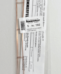 Sommerfeldt Spur H0 182 Fahrdraht 0,4/0,5x260mm siehe Foto in OVP CK197