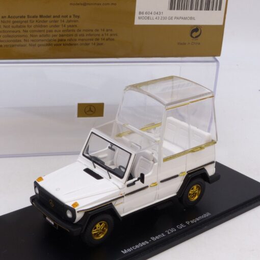 Spark 1:43 Nr.: B66040431 Mercedes-Benz 230 GE - PAPAMOBIL, in OVP EB8068
