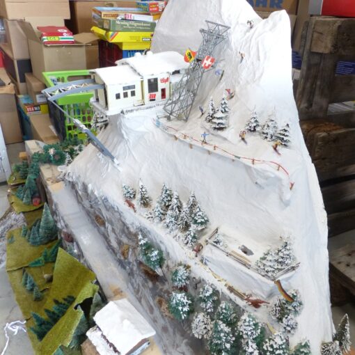 Spur H0 Fertiggelände Berg mit Schnee Anlagenrückbau nur Selbstabholung EX5916 o – Bild 4