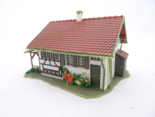 Spur H0 Gabäude Haus Fachwerkhaus ca 11x8 cm, siehe Foto RR566 o. – Bild 3