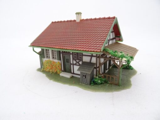Spur H0 Gabäude Haus Fachwerkhaus ca 11x8 cm, siehe Foto RR566 o. – Bild 5