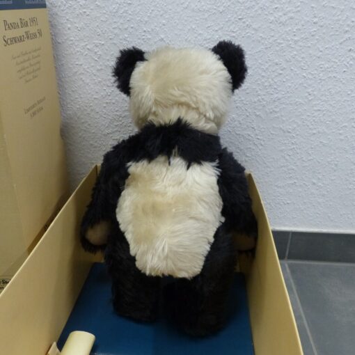 Steiff 404108 Panda Bär Schwarz-Weiss 50 Replica in OVP EX4737 – Bild 3