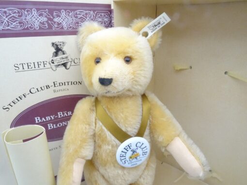 Steiff 420054 Club Edition 1995 Teddy Bär 35 cm in OVP OR8141 – Bild 3
