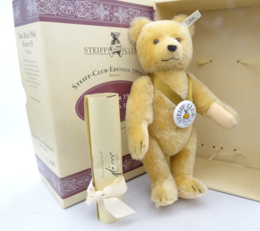 Steiff 420054 Club Edition 1995 Teddy Bär 35 cm in OVP OR8141 – Bild 4
