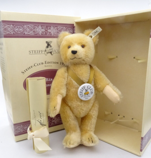Steiff 420054 Club Edition 1995 Teddy Bär 35 cm in OVP OR8141