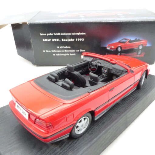 Tchibo / Maisto 1:18 45399 BMW 325i Cabrio rot Baujahr 1993 in OVP EX5180 – Bild 6