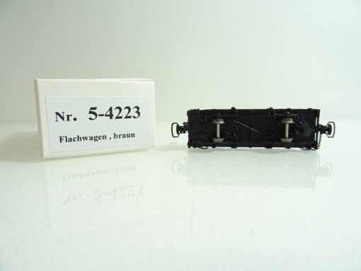 Technomodell H0e 5-4223 Flachwagen mit Ladung der DR in OVP PR157 – Bild 4