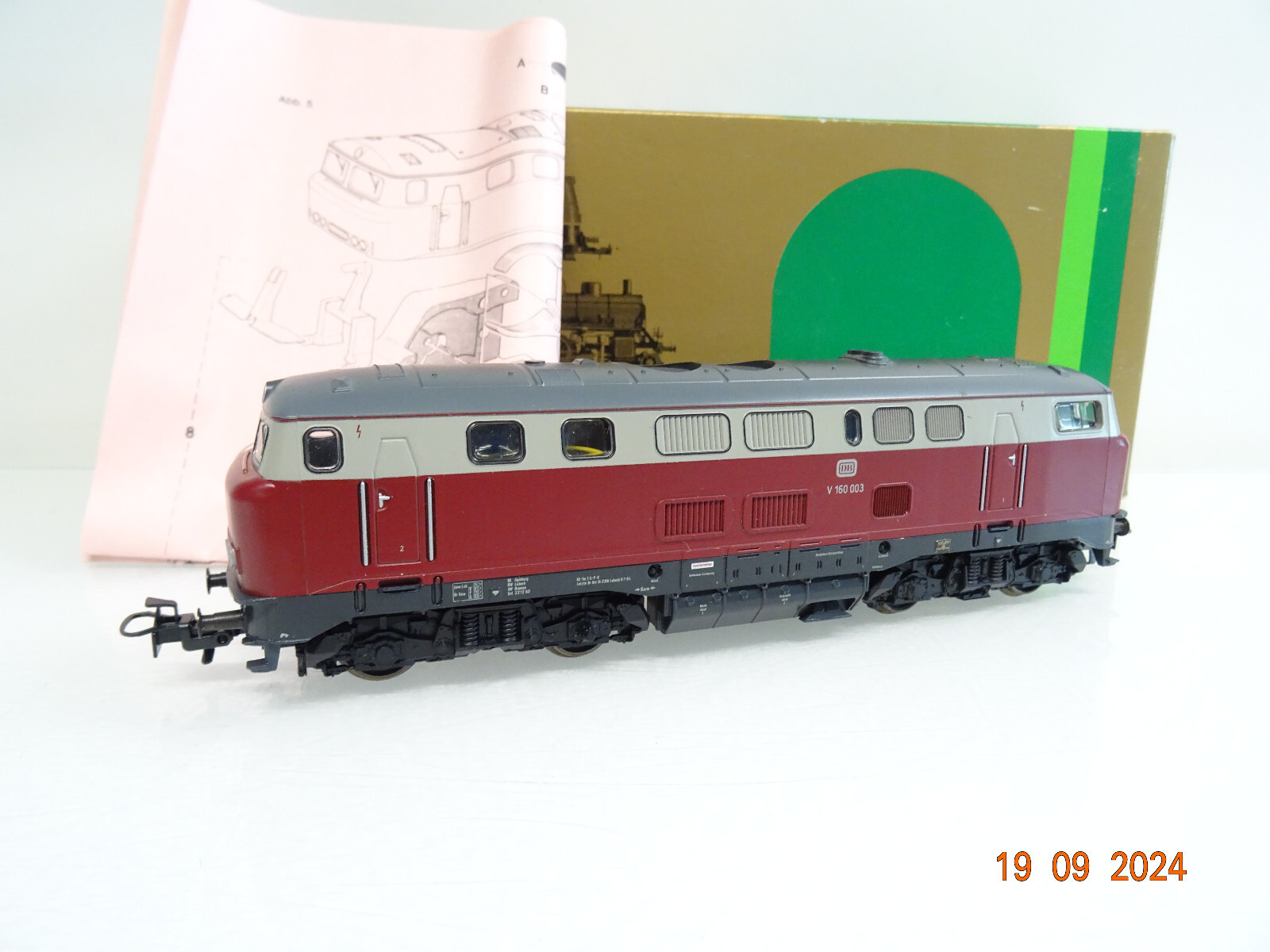 Trix H0 22476 Diesellok V 160 003 der DB in OVP LE6017