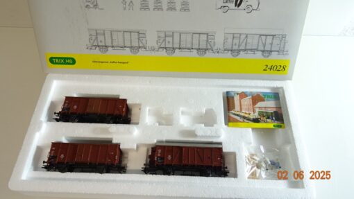 Trix H0 24028 AC Güterwagen Kaffee-Transport o Fahrzeuge der DB in OVP PR8154