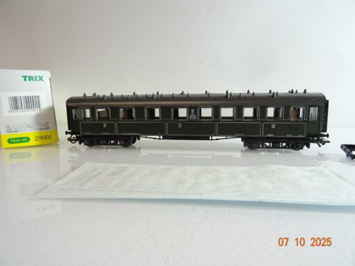 Trix H0 29001 Personenwagen 1./2./3. Kl. der K.Bay.Sts.B. in OVP BH444