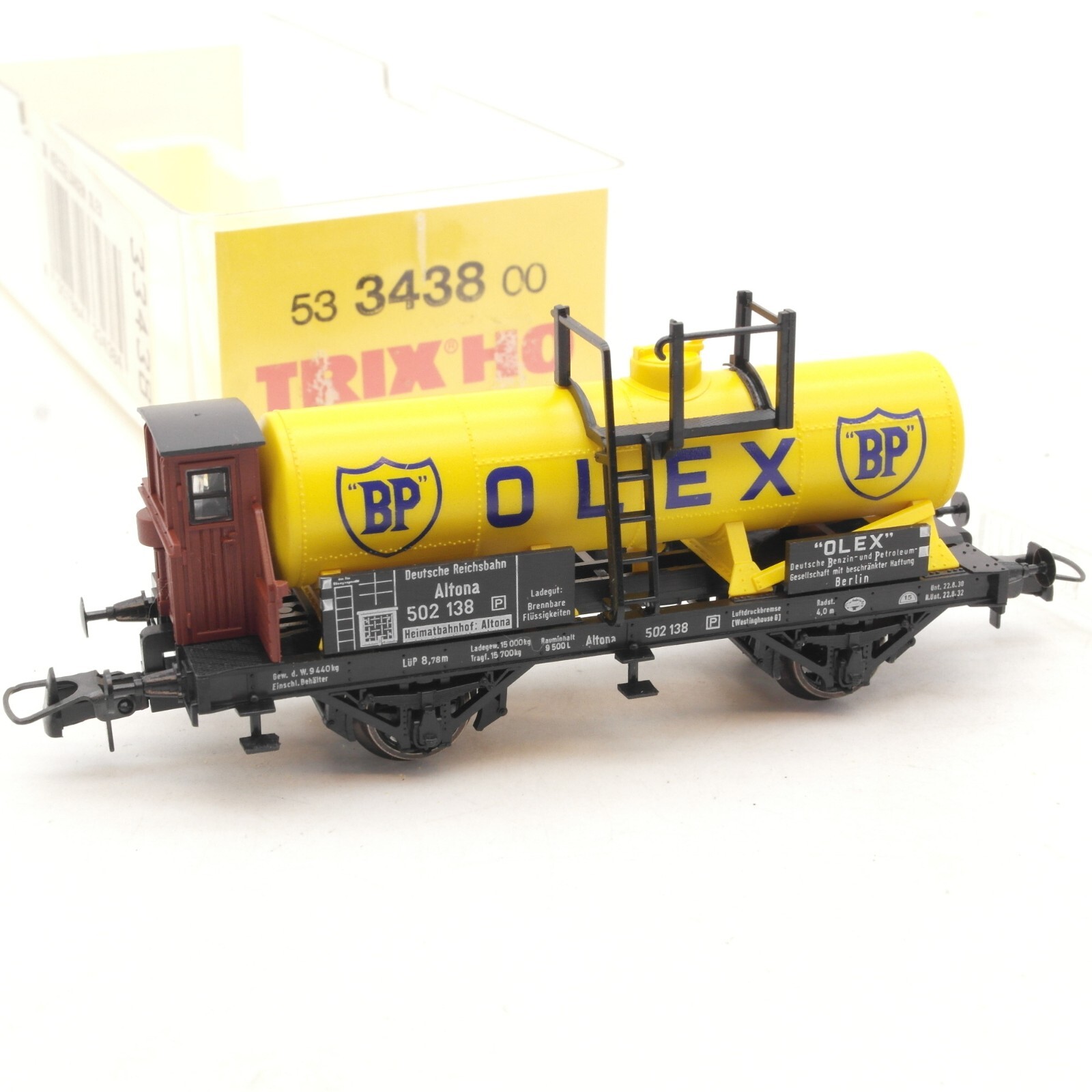 Trix H0 53 3438 00 Kesselwagen der BP OLEX in OVP LE1196