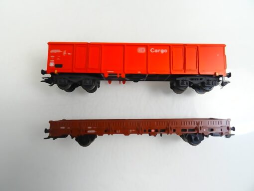 Trix H0 Set offene Güterwagen verschieden der DB, siehe Foto RR2381 o. – Bild 3
