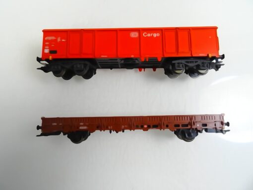 Trix H0 Set offene Güterwagen verschieden der DB, siehe Foto RR2381 o. – Bild 4
