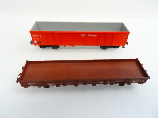 Trix H0 Set offene Güterwagen verschieden der DB, siehe Foto RR2381 o.
