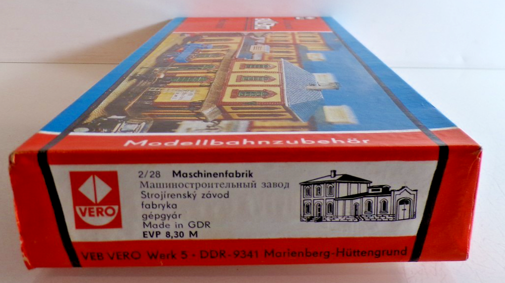Vero H0 Bausatz 160/00749 Maschinenfabrik in OVP PK2752 – Bild 3