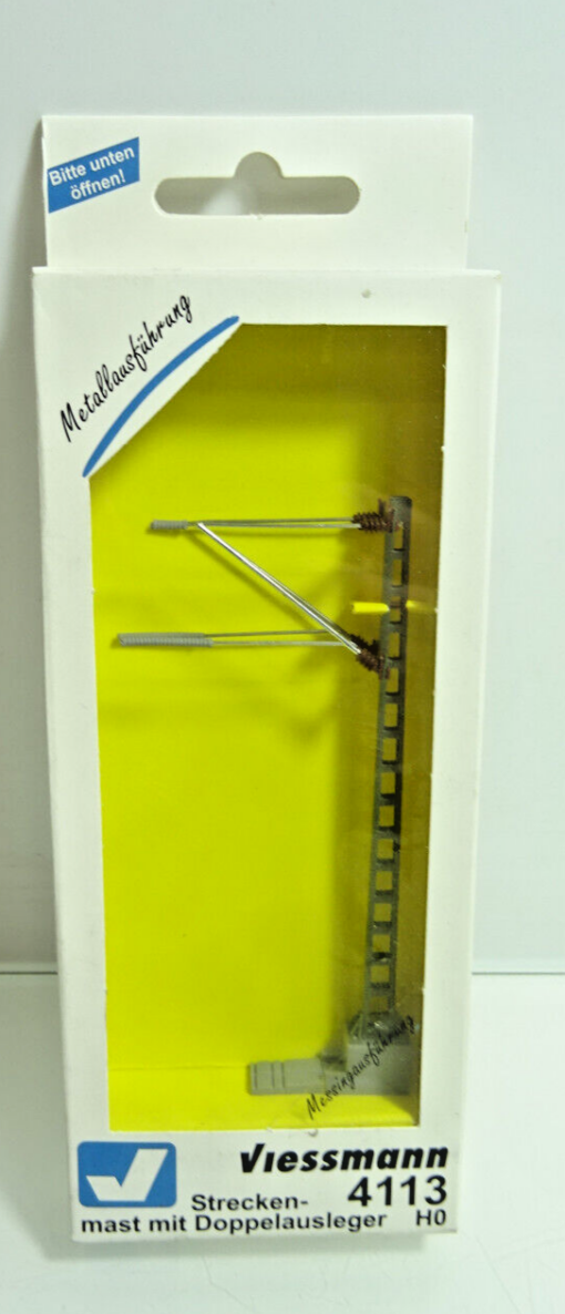 Viessmann H0 4113 Streckenmast mit Doppelausleger in OVP CK707