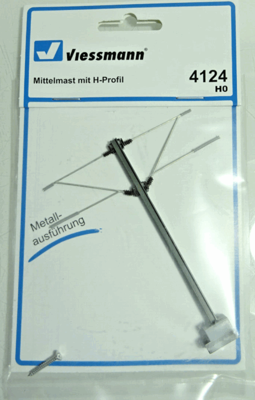 Viessmann H0 4124 Mittelmast mit H-Profil Ausleger in OVP CK709