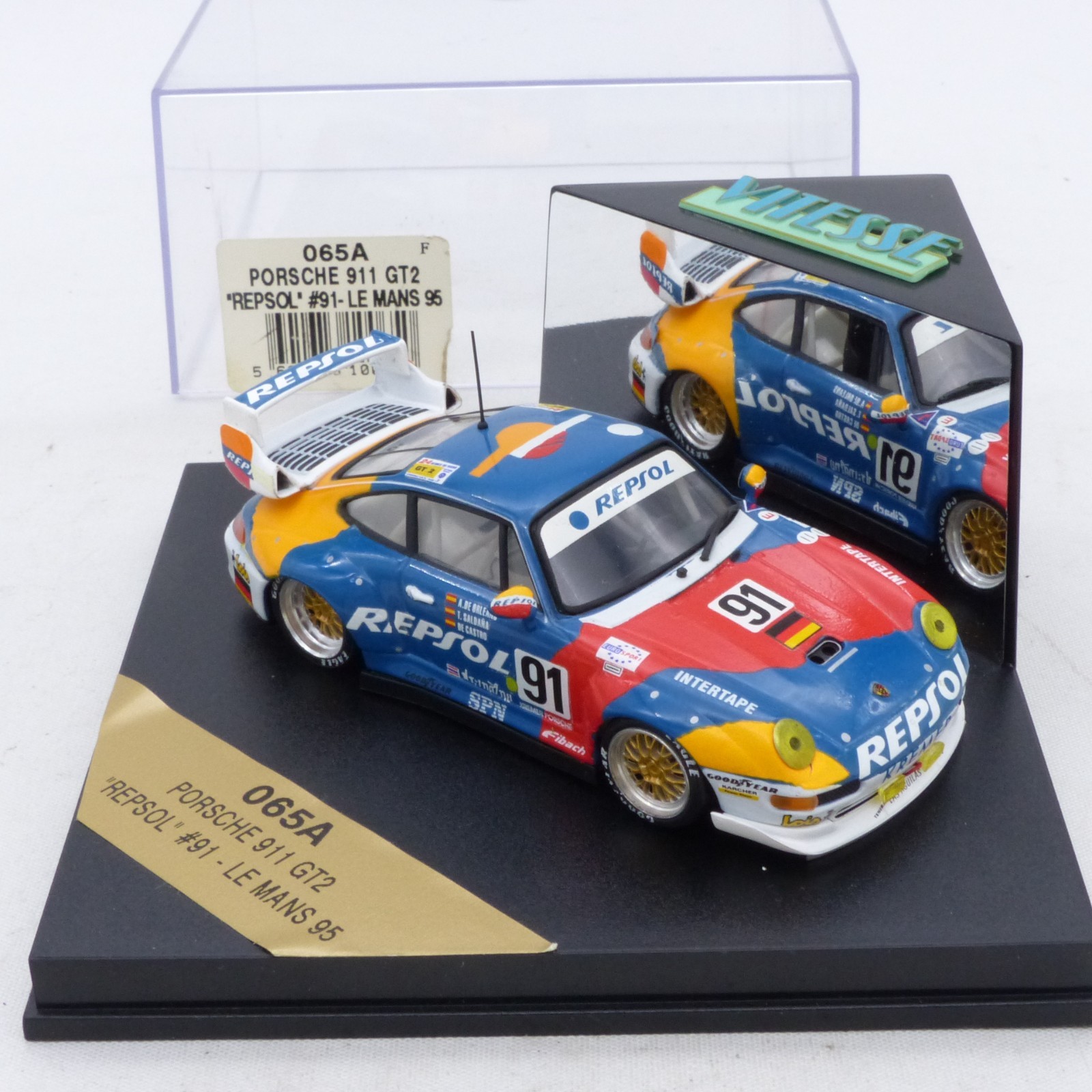 Vitesse 1:43 065A Porsche 911 GT2 Repsol #91 Le Manns 1995 in OVP EX7959