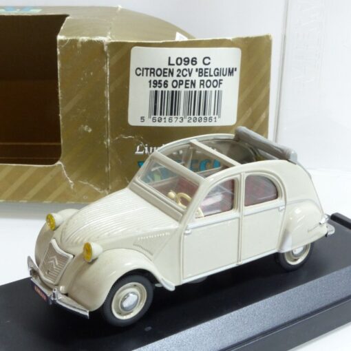 Vitesse 1:43 Nr.: L096 C Citroën 2CV Belgium 1956 open Roof, in OVP EB6447