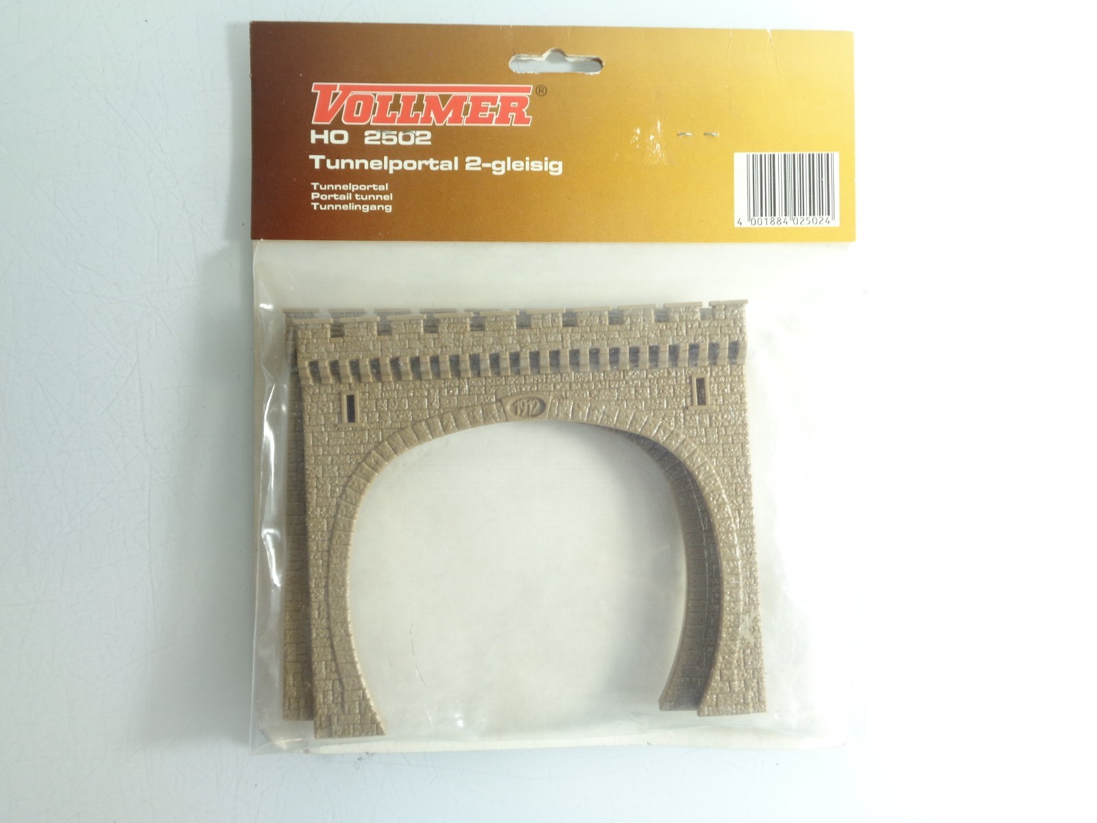 Vollmer H0 2502 Tunnelportal 2-gleisig in OVP PK1810